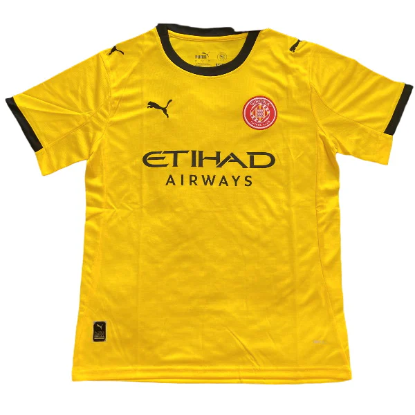 Girona Camiseta 2025 2026 Segunda Amarilla - Camiseta Girona | PTDHMALL